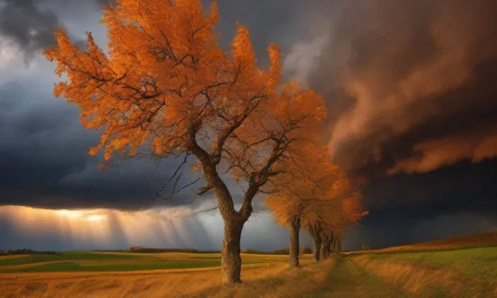 Zámek Tulešice – autumn
