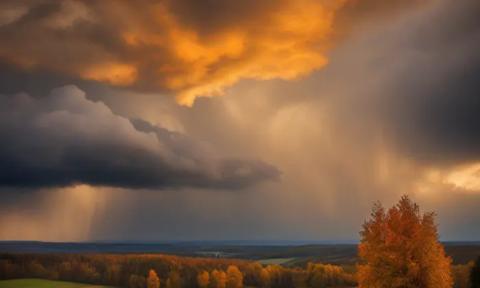 Zbořený Kostelec – autumn