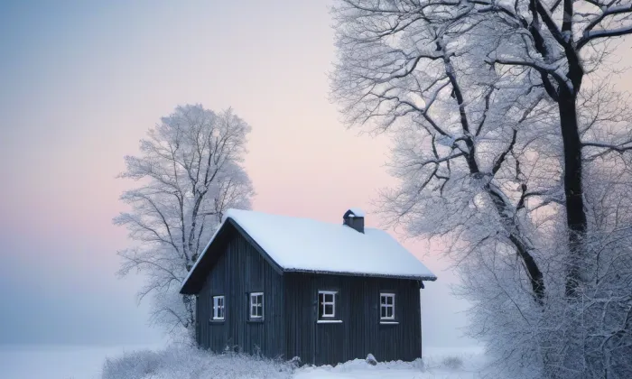 zdymadlo Hořín – winter