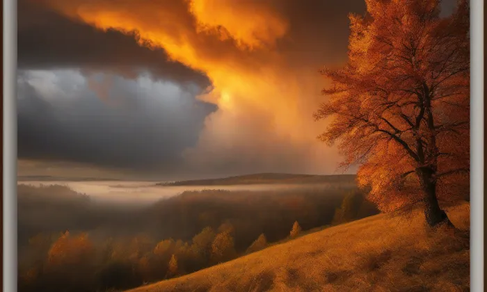 Zemědělská usedlost č. p. 3 v Krníně – autumn