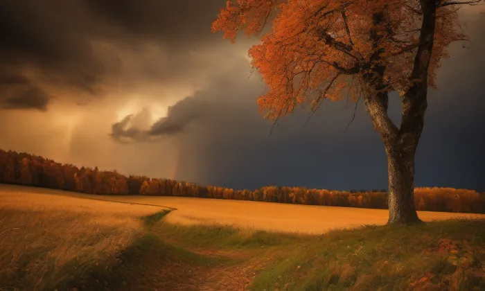 Zrcadlová kaple – autumn