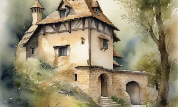 Zvěřinec – akvarel