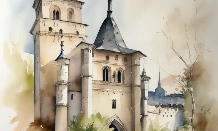 Zvěstov – akvarel