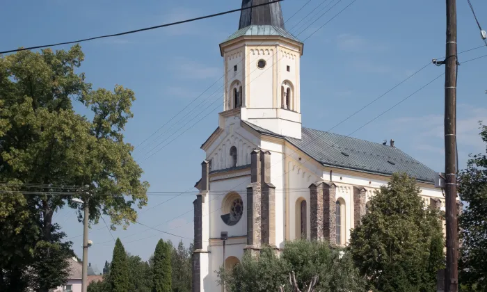 evangelický kostel v Krouně