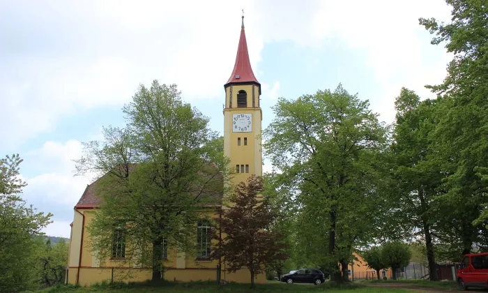 evangelický kostel v Novém Městě pod Smrkem
