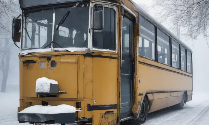 Autobusové nádraží Grand – winter