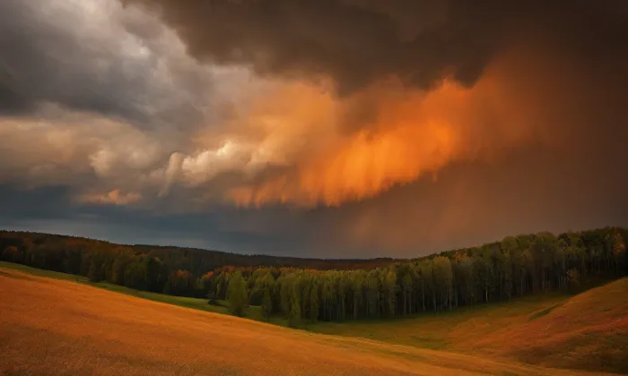 barokní hřbitov ve Střílkách – autumn