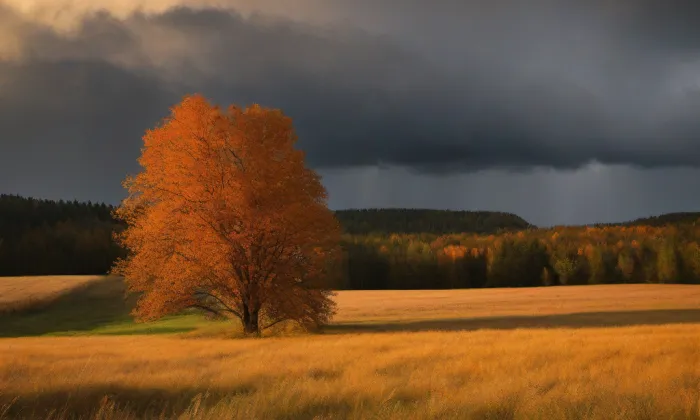 Buquoyská hrobka – autumn