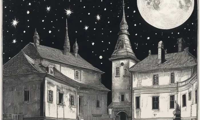 Buquoyský palác (Praha 1) – noc