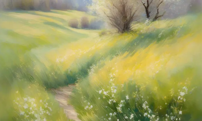 Emauzský klášter – spring