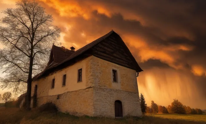 hrad Týnec nad Sázavou – autumn