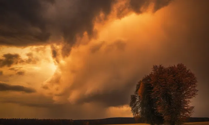 Husův sbor v Praze-Vršovicích – autumn