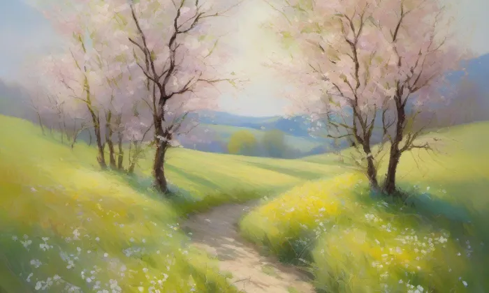 Jevín – spring