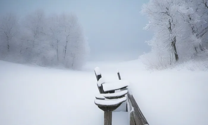 Jevín – winter