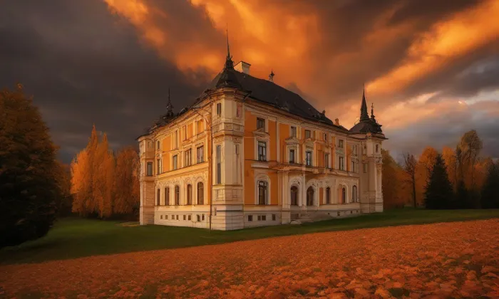 Kaiserštejnský palác – autumn