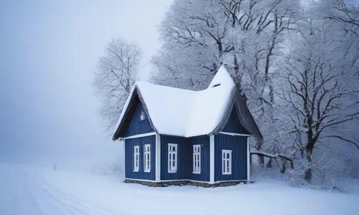 kaple Korunování a Nanebevzetí Panny Marie – winter