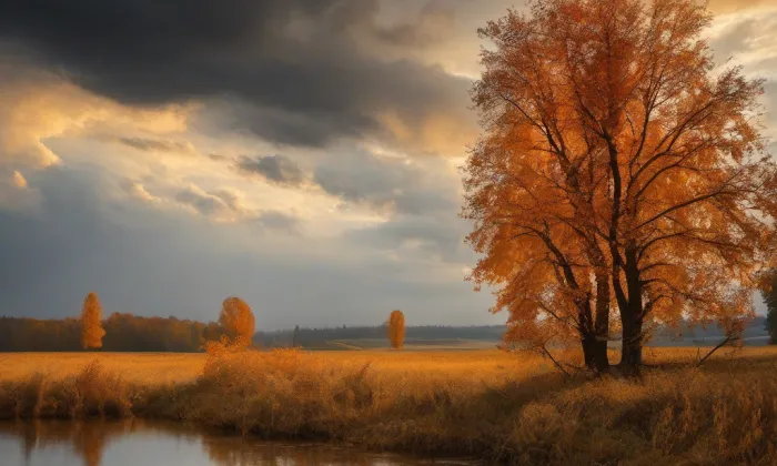 kaple Panny Marie Pomocné (Zahrady) – autumn