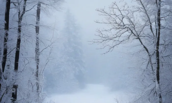 kaple Panny Marie Pomocné (Zahrady) – winter