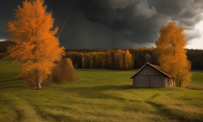 kaple svaté Máří Magdaleny (Vokov) – autumn