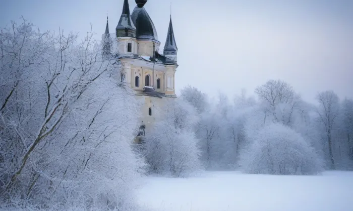 kaple svaté Rodiny (Benátky nad Jizerou I) – winter