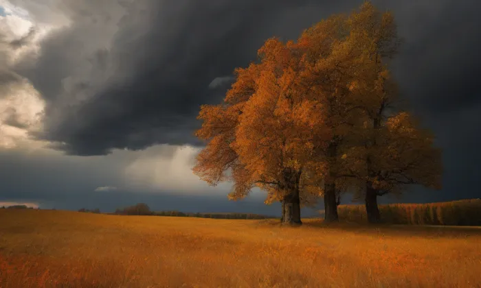 kaple svatého Jiljí (Josefov) – autumn