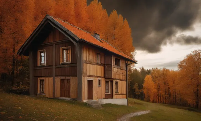 kaple svatého Vincence Ferrerského v Sebuzíně – autumn