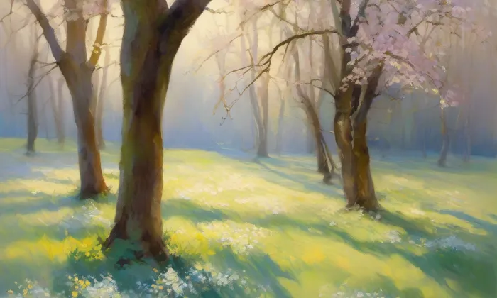 klášter Koruna Panny Marie – spring