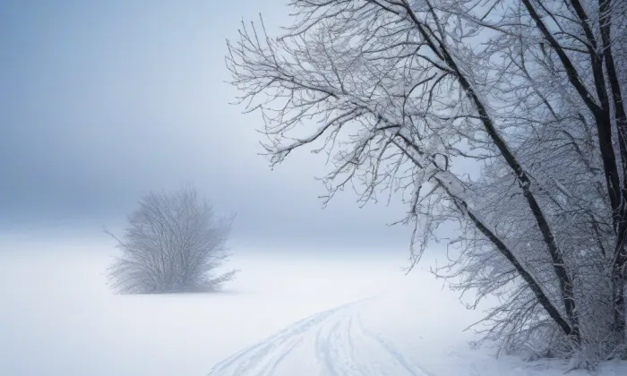 klášter Koruna Panny Marie – winter