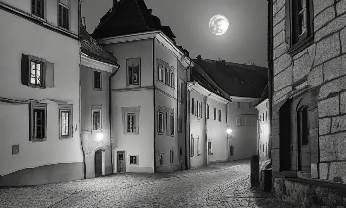 Klášter Lysá nad Labem – noc