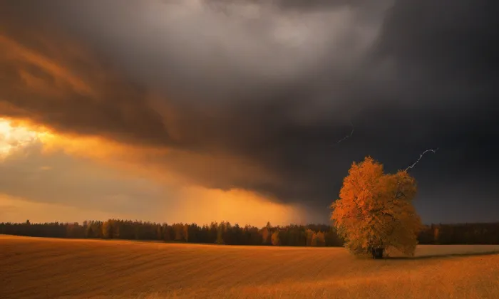 Kostel Nanebevzetí Panny Marie (Krňovice) – autumn