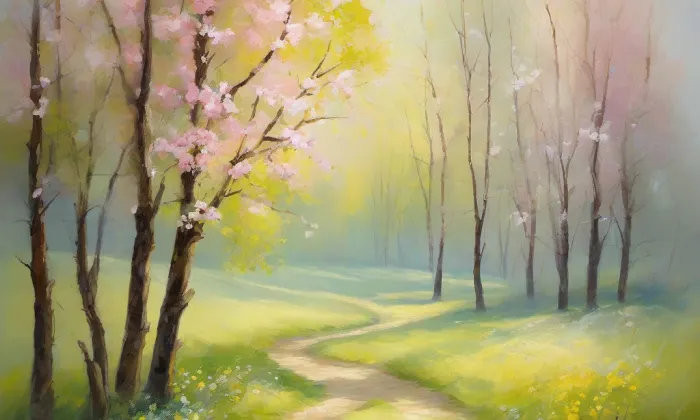 Kostel Narození Panny Marie (Olešky) – spring