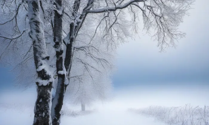 Kostel Narození Panny Marie (Olešky) – winter