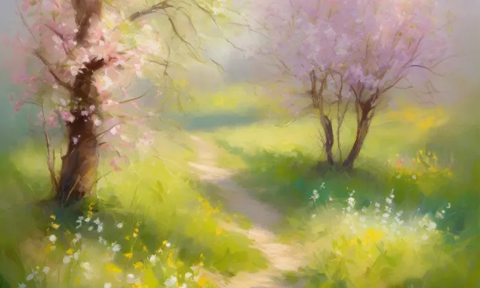 Kostel Narození Panny Marie v Miličíně – spring