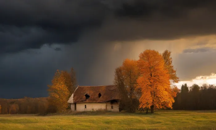kostel Navštívení Panny Marie (Milevsko) – autumn
