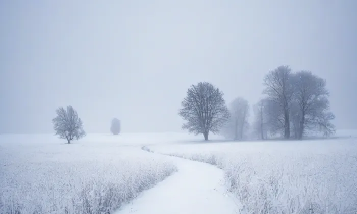 Kostel Panny Marie Královny (Mariánské Hory) – winter