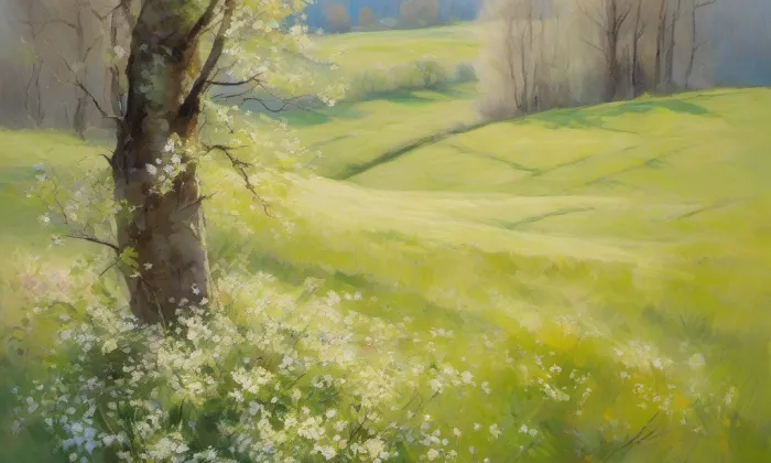 Kostel Povýšení svatého Kříže v Levíně – spring
