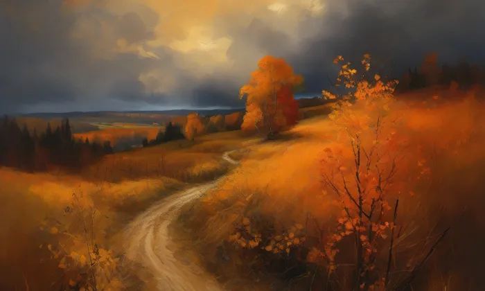 Kostel svaté Anny (Most) – autumn