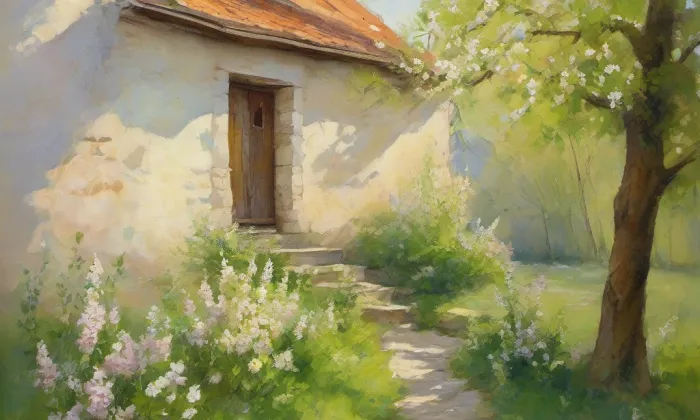 Kostel svaté Anny ve Verneřicích – spring