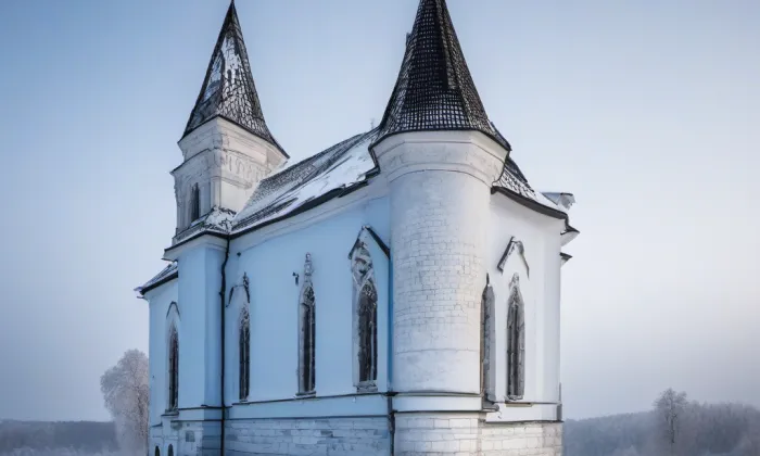 Kostel svaté Anny ve Verneřicích – winter