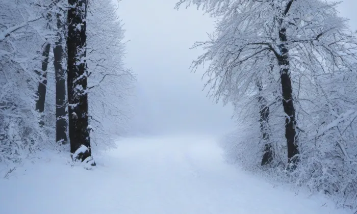 kostel svaté Barbory (Pacov) – winter