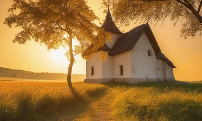 Kostel svaté Kateřiny (Vlastibořice) – summer
