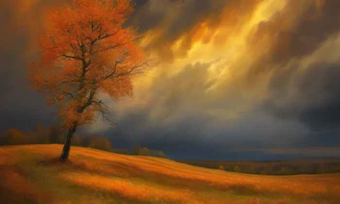 Kostel svaté Markéty (Vysočany) – autumn
