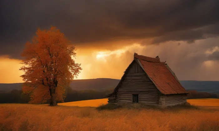 kostel svaté Rodiny (České Budějovice 1) – autumn