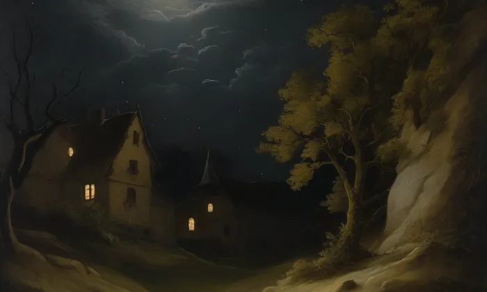 Kostel svatého Bartoloměje (Kyje) – noc