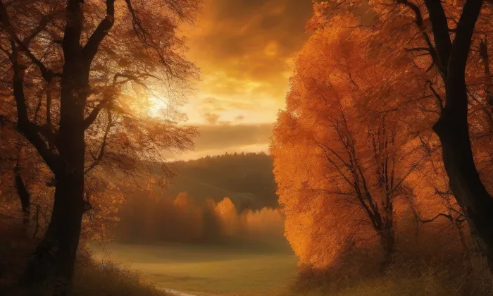 kostel svatého Bartoloměje (Rozsochy) – autumn