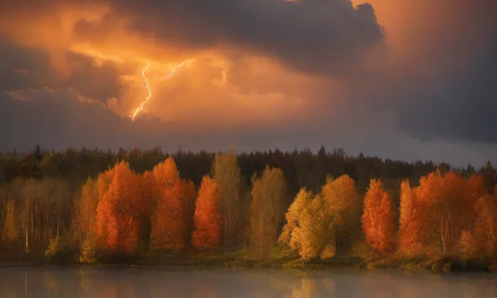 kostel svatého Bonaventury – autumn