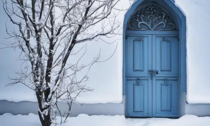 kostel svatého Bonaventury – winter