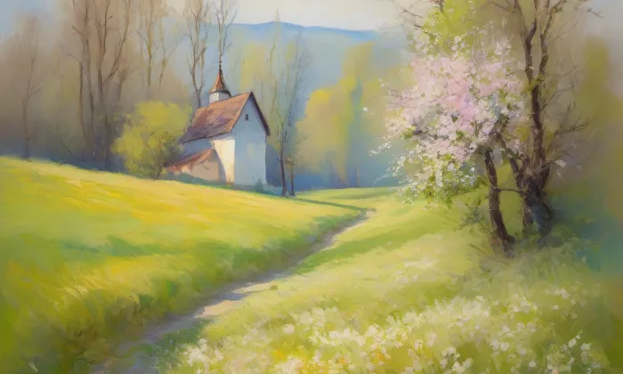 Kostel svatého Františka z Assisi (Kněžmost) – spring