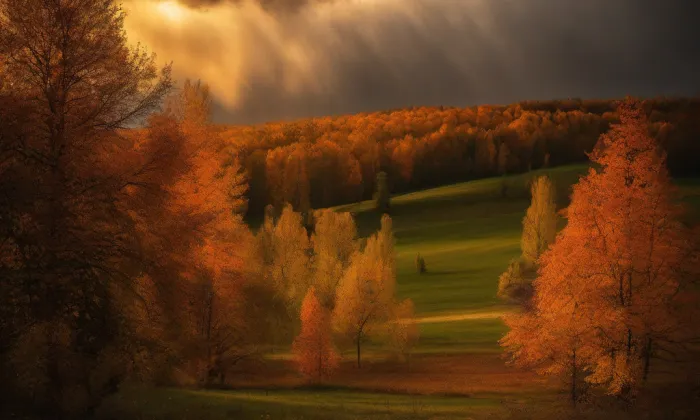 kostel svatého Gottharda – autumn