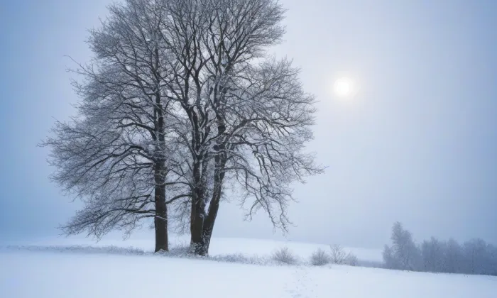 kostel svatého Jakuba Staršího (Bystřec) – winter